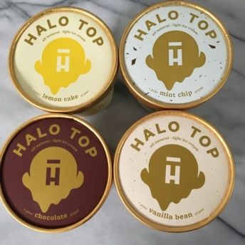 Gluten-free low calorie ice cream from Halo Top